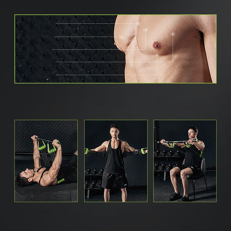 Home Chest Trainer with Resistance Bands – Bench Press Workout Equipment