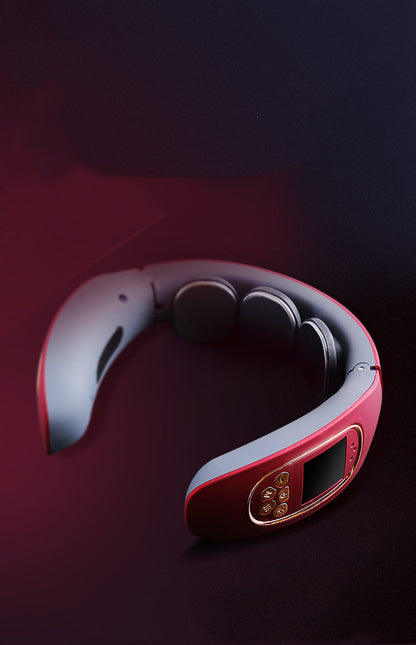 Smart Neck Massager with Heat & EMS – Relaxation & Pain Relief