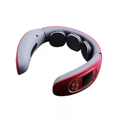 Smart Neck Massager with Heat & EMS – Relaxation & Pain Relief