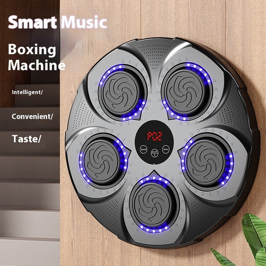 Smart Music Boxing Machine – Wall Punch Trainer with Lights & Bluetooth