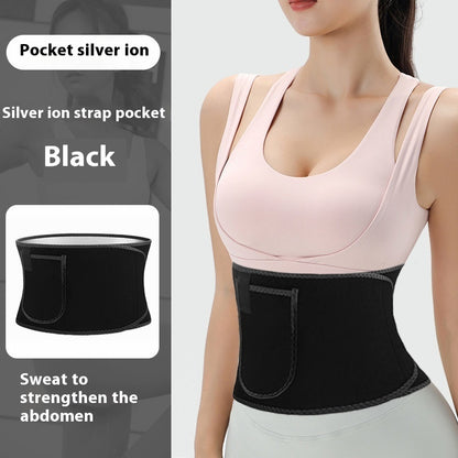 Violently Sweat Waistband Exercise Fitness Belly Contracting Weight Loss Waist Support Trainer
